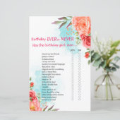 Rose Geburtstag Ewiges oder Niemals Game (Stehend Vorderseite)