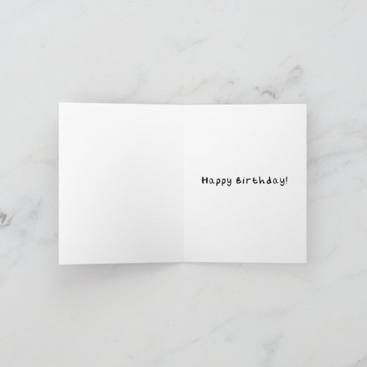 Rose Geburtstagkarte Karte (Innenseite)