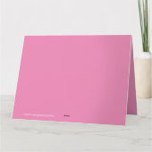 Rose Geburtstagkarte Karte (Rückseite)