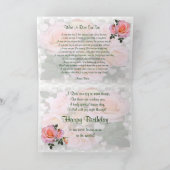 Rose Geburtstagskarte für Mama Karte (Innenseite)