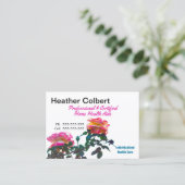 Rose gedenken Schöner Bergarbeiter Beruflich Visitenkarte (Stehend Vorderseite)