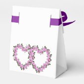 Rose Gefälligkeitsbox Geschenkschachtel (Rückseite)