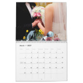 Rose, Gelb und Blüte Unser Hochzeitkalender Kalender (Mär 2027)