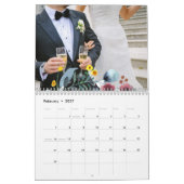 Rose, Gelb und Blüte Unser Hochzeitkalender Kalender (Feb 2027)