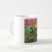 Rose gelb und orange kaffeetasse (Vorderseite Links)