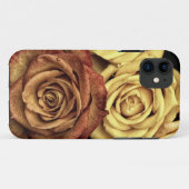 Rose gelb und rot Case-Mate iPhone hülle (Rückseite (Horizontal))
