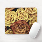 Rose gelb und rot mousepad (Mit Mouse)