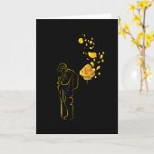 Rose Gelb und Soldaten Veteran Ehrenzeichen Karte (Gelbe Blume)