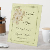 Rose - Gelbe Hochzeit Sockelschild (In Situ)