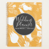 Rose Gelbe Tulips Hochzeit Planer (Vorderseite)