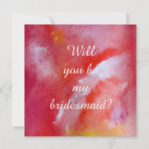 Rose gelbe Wasserfarbe wirst du meine Brautfrau se