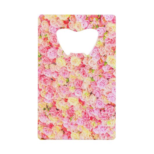 Rose Geldbeutel Flaschenöffner (Vorderseite)