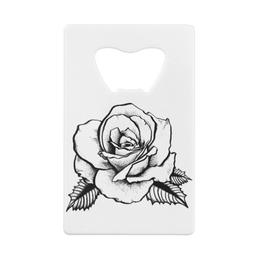 Rose Geldbeutel Flaschenöffner (Rückseite)