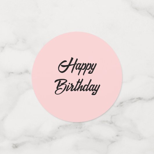 Rose Geometric Lion Head Geburtstag Konfetti (Klein Vorderseite)