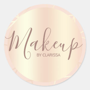 Rose, geometrisch-geometrisch-geometrisch-geometri runder aufkleber