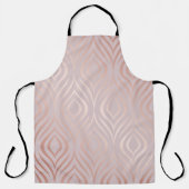 Rose, geometrisch, nahtlos schürze (Vorderseite)