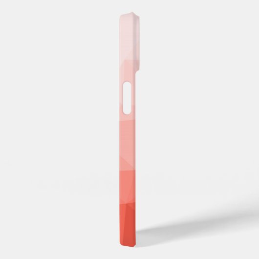 Rose geometrische Maschenombre Case-Mate iPhone Hülle (Rückseite / Rechts)