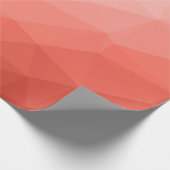 Rose geometrische Maschenombre Geschenkpapier (Ecke)