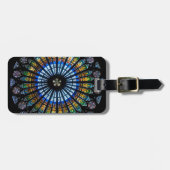 Rose Gepäckanhänger (Vorderseite horizontal)