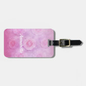 Rose Gepäckanhänger (Vorderseite horizontal)