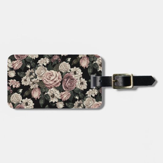 Rose Gepäckanhänger (Vorderseite horizontal)