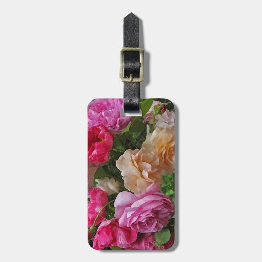 Rose Gepäckanhänger (Vorderseite vertikal)