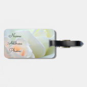 Rose Gepäckanhänger (Rückseite horizontal)