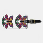 Rose Gepäckanhänger (Vorderseite horizontal)