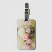 Rose Gepäckanhänger (Vorderseite Vertikal)