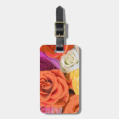 Rose Gepäckanhänger (Vorderseite vertikal)