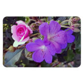 Rose & Geranium Grosser Magnet für personalisierte (Horizontal)