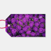 Rose Geschenkanhänger (Rückseite Horizontal)