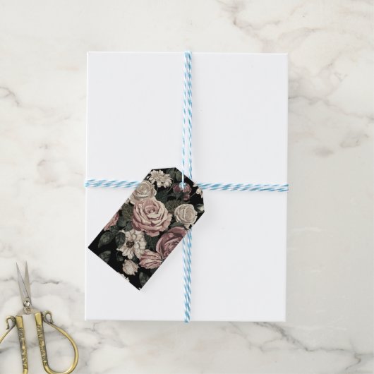Rose Geschenkanhänger (Mit Garn)
