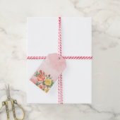 Rose Geschenkanhänger (Mit Garn)