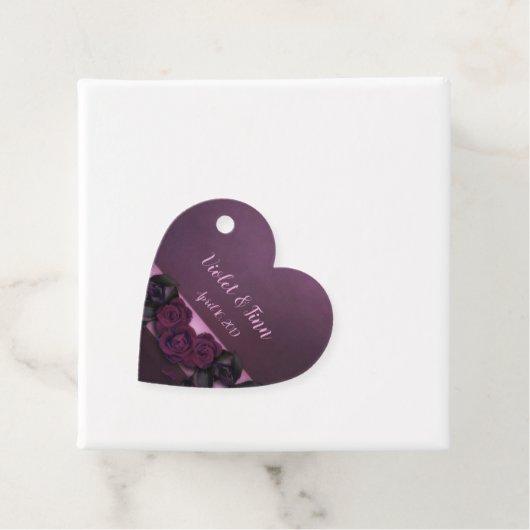 Rose Geschenkanhänger (Beispiel)