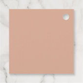 Rose Geschenkanhänger (Rückseite)