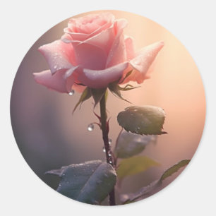 Rose, Geschenkboote, Buchplatte, rosa Aufkleber