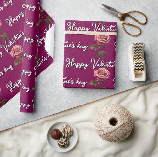 Rose geschenkpapier
