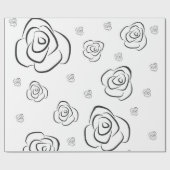 Rose Geschenkpapier (Flach)