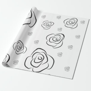 Rose Geschenkpapier