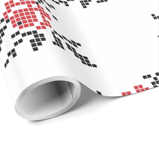 ROSE GESCHENKPAPIER (Rolleneckpunkt)