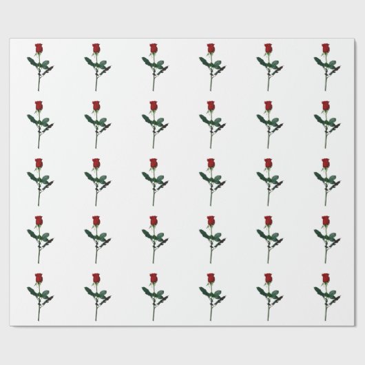 ROSE GESCHENKPAPIER (Flach)