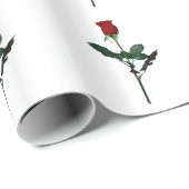 ROSE GESCHENKPAPIER (Rolleneckpunkt)
