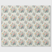 Rose Geschenkpapier (Flach)