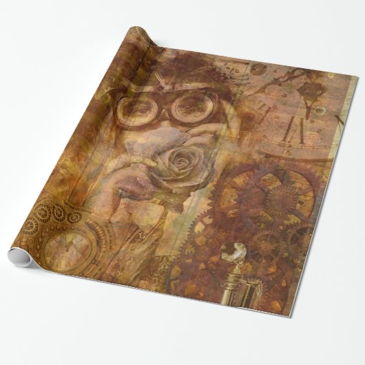 Rose Geschenkpapier (Ungerollt)