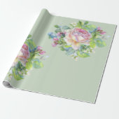 Rose Geschenkpapier (Ungerollt)