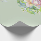 Rose Geschenkpapier (Ecke)