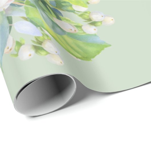 Rose Geschenkpapier (Rolleneckpunkt)