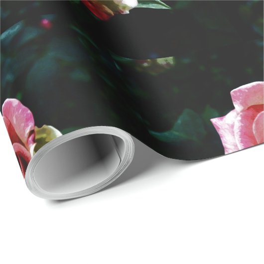 Rose Geschenkpapier (Rolleneckpunkt)