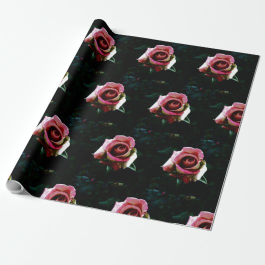 Rose Geschenkpapier (Ungerollt)
